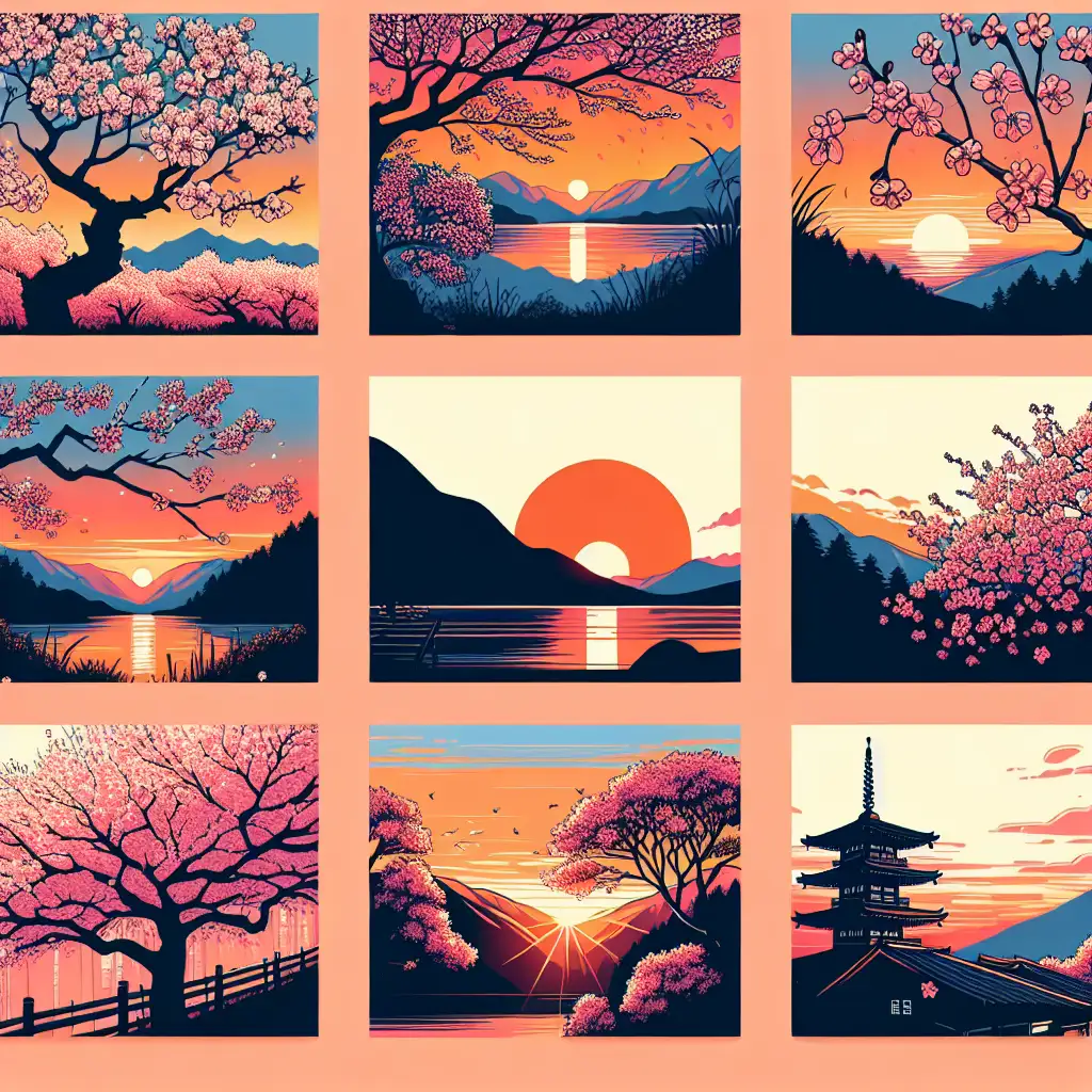 Koleksi Foto Sunset dari Negeri Sakura