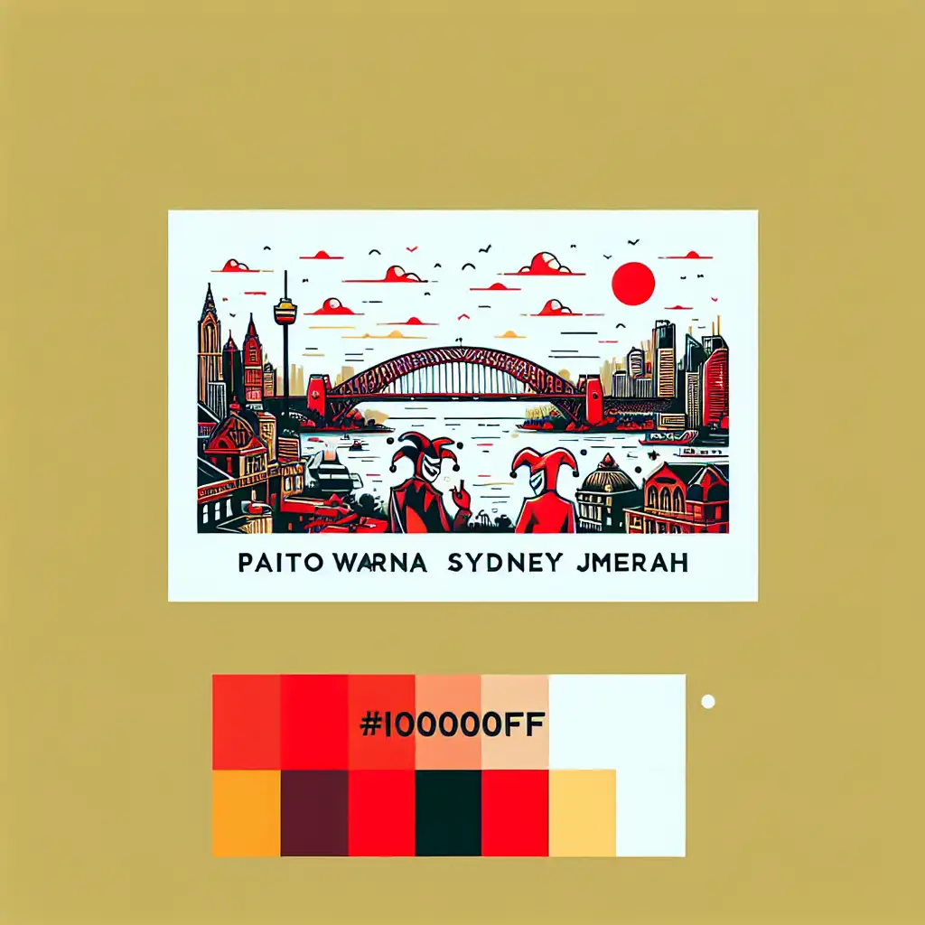 Paito Warna Sydney Joker Merah