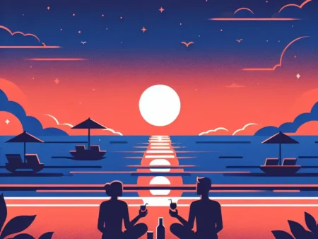 Menyaksikan Senja di Pantai Sanur Bali