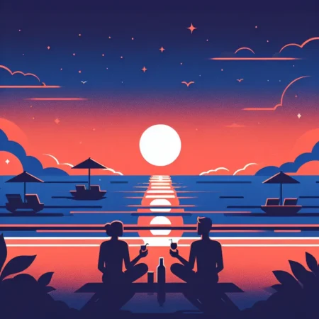 Menyaksikan Senja di Pantai Sanur Bali