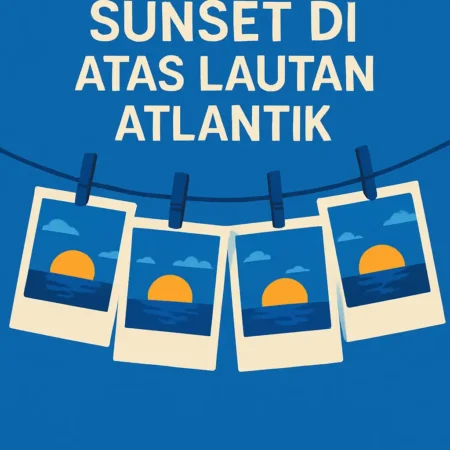 Foto-Foto Sunset di Atas Lautan Atlantik